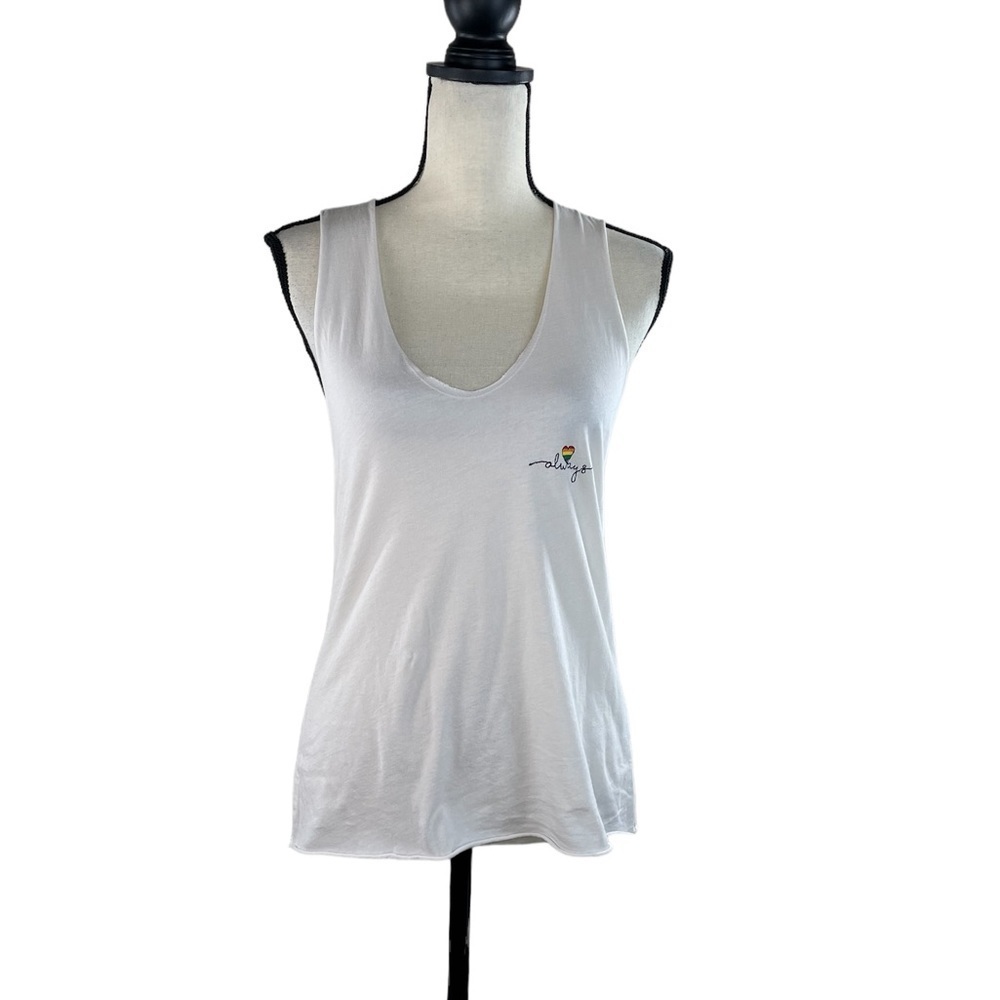 NWT Project Social T Los Angeles Always Love Embroidered Tank - Size XS